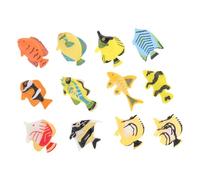 GARIOUANS 12pcs Tropical Fish Model Educational Ocean Animals for Science Learning Home Decor for Kindergartens and Early Education Centers