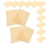 GARIOUANS 15pcs Miniature Dollhouse Flooring Thin A5 Ash Wood Veneer Sheets for Diorama Supplies DIY Architectural Model Wood Plank Tiles Craft Materials