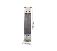 GARIOUANS 16Pcs DIY Purse Flex Frame Bag Hardware Silver Sewing Craft Replacement for Handmade Handbag Accessories