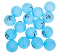 GARIOUANS 16pcs Raffle Drawing Balls Plastic Sphere Lottery Balls for Party Games Bingo Home Club Betting Educational Use