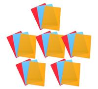 GARIOUANS 18pcs Clay Sculpture Board Multi-Color Plastic Crafting Mats for Versatile Modeling Clay Pad and Writing Practice Board for Early Learning Pottery Art and Creative Play