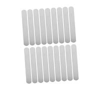 GARIOUANS 18pcs Stainless Steel Bracelet Blanks Inner Cores Cuff Bangles for DIY Leather Crafts Engraving Jewelry Making Supplies