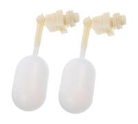 GARIOUANS 2 Pcs Plastic Float Valve Automatic Water Level Control for Pig Horse Cattle Sheep Farm Waterer Bowl Accessories Outdoor Abs PE Nr Material