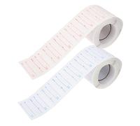 GARIOUANS 2 Rolls Food Storage Label Stickers for Kitchen Containers Writable Date Food Labels for Refrigerator and Pantry Easy Peel and Stick Red and Blue Color Coding