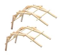 GARIOUANS 2 Sets Arch Bridge DIY Science Project for Educational Handmade Building Blocks to Develop Creativity Cognitive Skills and Fine Motor Ability Stem Engineering Craft Model Kit for