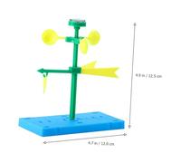 GARIOUANS 2 Sets DIY Educational Wind Vane Science Experiment Kits for, Plastic Assemble Model for Stem Learning and Home Decoration