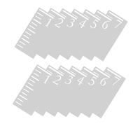 GARIOUANS 2 Sets Growth Chart Ruler Height Measuring Ruler Growth Height Record Wall Measurement Chart Measuring Hanging White Plastic