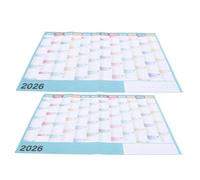GARIOUANS 2 Sets Large Wall Planner Oversized Monthly Yearly Calendar for Home Office Classroom Reusable Annual Work Schedule Poster for School Study Family Organization