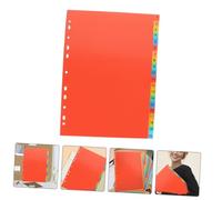GARIOUANS 2 Sets Plastic Index Dividers with Tabs for Binder Notebooks Detachable Classified Labels for Office School Travel Easy Document Organization and Quick Reference