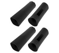 GARIOUANS 2 Sets Wireless Microphone Silicone Covers Anti-rolling Shockproof Protective Sleeves with Non-slip Grip Cases for Karaoke Ktv Party and Event Use