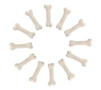 GARIOUANS 20 Pcs Mini Resin Bones with Tiny Skulls for DIY Crafts and Micro Landscape Decor, Realistic Bone Decor Skeleton Toy Model for Dogs and Halloween Costume Accessories