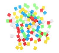 GARIOUANS 200 Pcs Colorful Cube Blocks Practical Teaching Tools for Math Learning Sensory Building Cubes for Primary School Geometry Plastic Educational Accessories for Pattern Sorting and