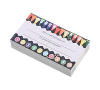 GARIOUANS 200PCS Punch Cards Thick Coated Paper Classroom Reward Punch Cards Behavior Incentive Loyalty Awards for Students Teachers School Business