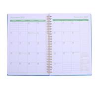 GARIOUANS 2026-2028 Weekly Monthly Planner Tabs Blue Cover Time Management Organizer Notebook for Work and Office Scheduling, Portable Daily Appointment Journal Diary