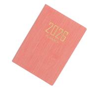 GARIOUANS 2026 Small A7 Pocket Planner Daily Organizer Pink Striped English Notepad Portable Academic Business Travel Planner for School Office Home Use