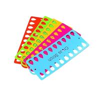 GARIOUANS 20pcs Cross Stitch Thread Stand Winding Plate Sewing Tools Accessories Plastic Embroidery Holder for DIY Craft Handmade Small Space Saving Aid Random Color
