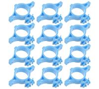 GARIOUANS 20pcs Electric Fence Ring Insulators for Terminal and Intermediate Posts Pulse Accessories for Secure Agricultural and Security Fencing