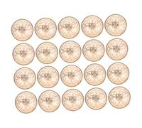 GARIOUANS 20pcs Metal Dress Buttons for Sewing Retro Hollow Out Western Style Coat and Sweater Decorative Buttons Light Gold DIY Craft Accessories for Clothes and Windbreaker