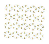 GARIOUANS 20pcs Mini Swim Ring Decorations for Dollhouse Small Transparent Swim Rings with Cute Patterns Realistic Miniature Props for DIY Party Gifts and Photo Shoots