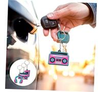 GARIOUANS 20pcs Music Note Keychains Music Style Decorative Pendant for Party Favors Backpack Accessories DIY Craft Supplies