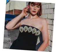 GARIOUANS 20pcs Peacock Embroidery Patches for Clothing Decorative Fabric Appliques with Detailed Peacock Design Easy Sew DIY Fashion Accessories and Costume Enhancement