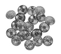 GARIOUANS 20pcs Retro Metal Sewing Buttons DIY Clothing Replacement Gun Black Hollow Western Style Decorative Fasteners for Suits Coats Sweaters and Easy to Sew