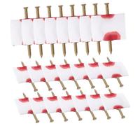 GARIOUANS 22 Pcs Nail Through Finger Halloween Prank with Realistic Bloody Design for Trick Treat Parties and Cosplay Prank Tool for April Fools and Masquerade