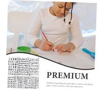 GARIOUANS 24 Sheets Reusable English Alphabet Stencils Pet Drawing Templates Hollow Letter Painting Stencil for DIY Crafts Tracing and Calligraphy