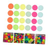 GARIOUANS 24pcs Glow Dark Bouncy Balls Rubber Colored Bounce for Party Favors Sensory Play with Smooth Surface Safe for Adults Random Color