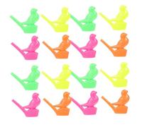 GARIOUANS 24Pcs Plastic Bird Whistles Cartoon Water Whistle for Early Music Learning and Brain Development Fun Childrens Party Favor Gift Random Color