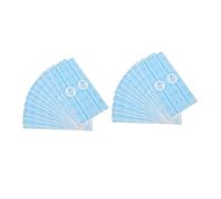 GARIOUANS 24Pcs Water Bottle Decor Stickers for Gender Reveal Party Vibrant Footprint Design Labels for Shower Supplies Easy to Apply Decorative Wrappers for Newborn Bottles