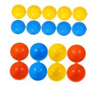 GARIOUANS 25pcs Colored Plastic Lottery Balls Hollow Openable Raffle Spheres for Party Games Activity Entertainment with Reusable Material
