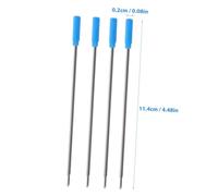 GARIOUANS 25Pcs Gel Pen Replacement Refills Medium Tip Blue Ink Smooth Writing Plastic Ballpoint Pen Refills for Office Students Decorative Stationery