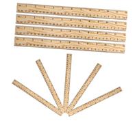 GARIOUANS 26pcs Tailoring Bamboo Ruler Wooden DIY Yardstick for Dressmakers Precise Measurement Craft Sewing Tool with Texture and Lightweight Design
