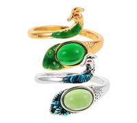 GARIOUANS 2Pcs Adjustable Knitting Loop Rings Durable Yarn Rings for Consistent Tension Control for Smooth Weaving Projects Suitable for Left Right Hand Use