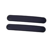 GARIOUANS 2Pcs Blue PVC Sponge Armrest Pad for Wheelchairs Long Armrests Cushion Replacement Comfortable Elbow Support Durable Patient Care Accessories