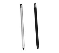 GARIOUANS 2pcs Capacitive Double Head Stylus Pens for Touch Screens Lightweight Tablet and Mobile Phone Pen in and Moonlight Silver Smooth Drawing and Sensitive Operation