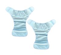 GARIOUANS 2pcs Cool Diapers Reusable Breathable Mesh Polyester Fiber Stretchable Nappies for Newborn Boy Girl Summer Use