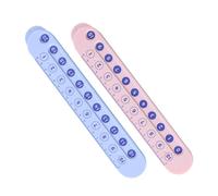 GARIOUANS 2pcs Double-sided Arithmetic Teaching Rulers for Interactive Math Training Aid with Addition and Subtraction Features Safe Sturdy Material for Classroom and Home Learning