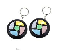GARIOUANS 2pcs Educational Handheld Memory Training Games Keychain for Brain Development Learning Tool Plastic Eye Hand Coordination Enhancer