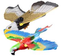 GARIOUANS 2Pcs Electric Hanging Bird for Music with Bright Colors Safe and Creative Playthings for Boys and Interactive Fun Battery Not Included