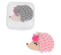 GARIOUANS 2pcs Hedgehog Diamond Picture Locator Tool for Embroidery and Cross Stitch Fixing Portable Lightweight Positioning Aid for DIY Crafts and Adults
