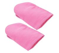 GARIOUANS 2pcs Open Mouth Canvas Hand Puppets DIY Craft for Unfinished Pink Duckbill Finger Puppets Safe Non Burr Material for Creative Storytelling and Role Play Activities