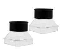 GARIOUANS 2Pcs Outdoor Insect Viewer Case Catching Tool for Science Exploration Plastic Collection Kit for Observing Live Bugs Flowers Leaves and Small Objects