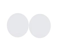 GARIOUANS 2pcs Oval Cotton Oil Painting Canvas Sheets Lightweight Watercolor Paint Pads for Art Classes DIY Projects Artists and Students