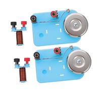 GARIOUANS 2pcs Physics Experiment Electric Bell for Science Education Practical Electromagnet Teaching Device for School and Laboratory Basic Electricity Circuit Demonstration Tool