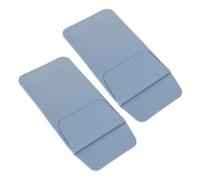 GARIOUANS 2pcs Pu Leather Pen Sleeves Multifunctional Pocket Protector Pen Cases for Nurses and Doctors Medical Work Portable Bags in Haze Blue