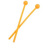GARIOUANS 2pcs Soft Abs Gold Tongue Drum Mallets Sticks Set for Glockenspiel Xylophone Percussion Instruments, Lightweight Music Instrument Accessories for Practice and Performance
