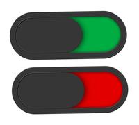 GARIOUANS 2Pcs Toilet Slide Door Signs Organic Privacy Indicator with Vacant Occupied Status for Bathroom Office Hotel Smooth Surface Easy to Install Practical Disturb Sign
