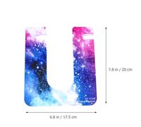 GARIOUANS 2Pcs Two-Wheel Bike Support Bracket Practical Scooter Holder Indoor Storage Stable Bike Stand for Boys with Night Sky Design